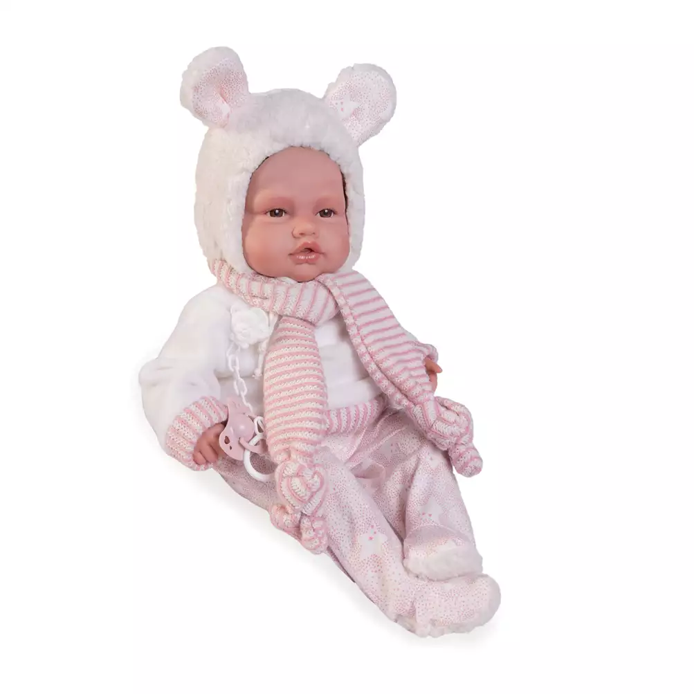 Muñecas Antonio Juan Babydoo Palabritas con Capota y Sonido 50 cm - Image 3