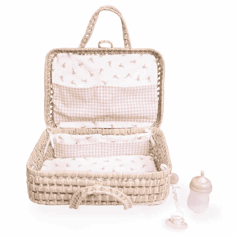Muñecas Antonio Juan Maletín de Palma flores y vichy - Image 3