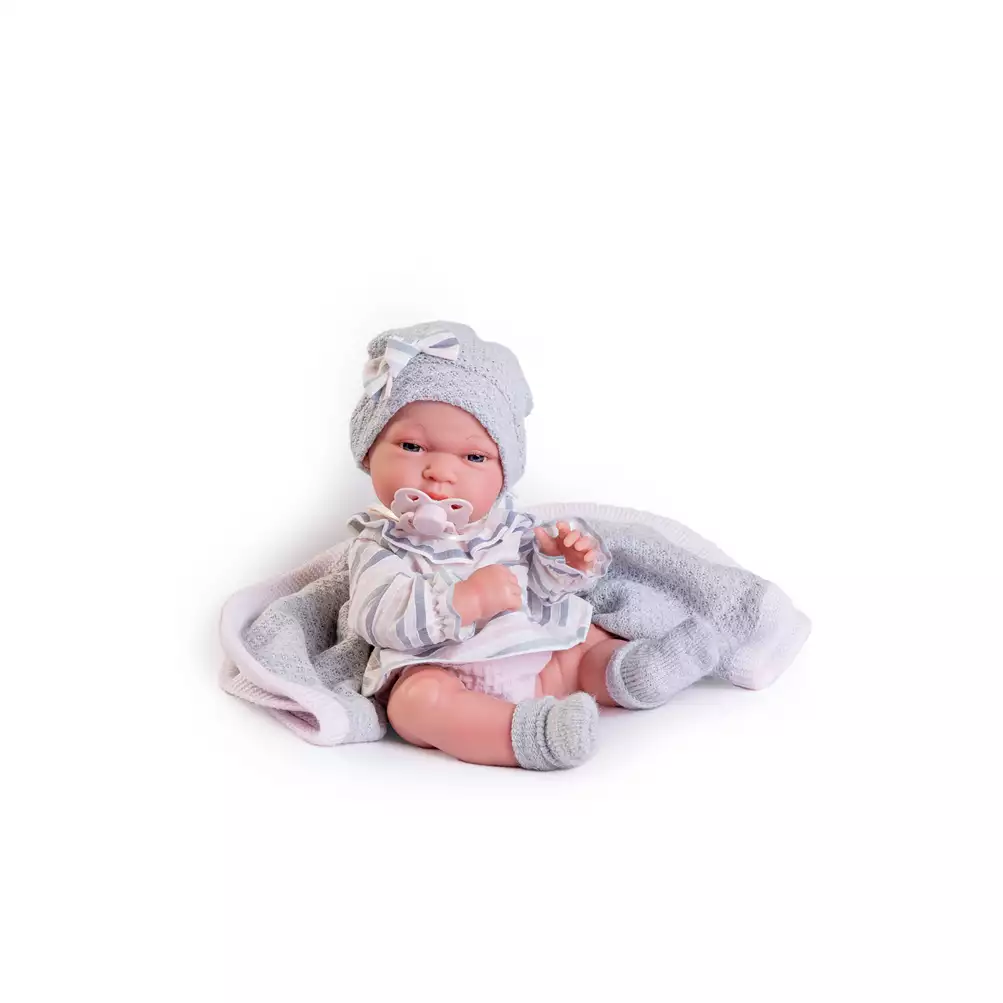 Muñecas Antonio Juan Recién Nacida Baby Toneta con Toquilla - Image 3
