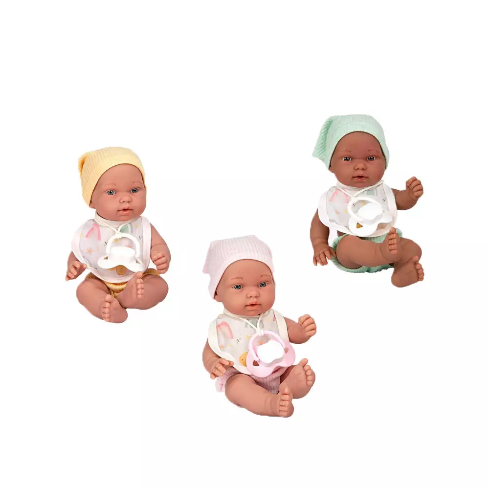 Muñecas Arias Bebés Pillines de Colores