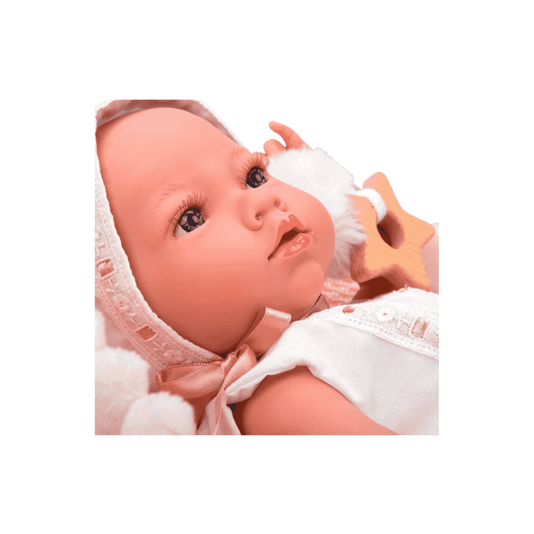 Muñecas Arias Elegance 38cm Aria Rosa Con Capazo - Image 3