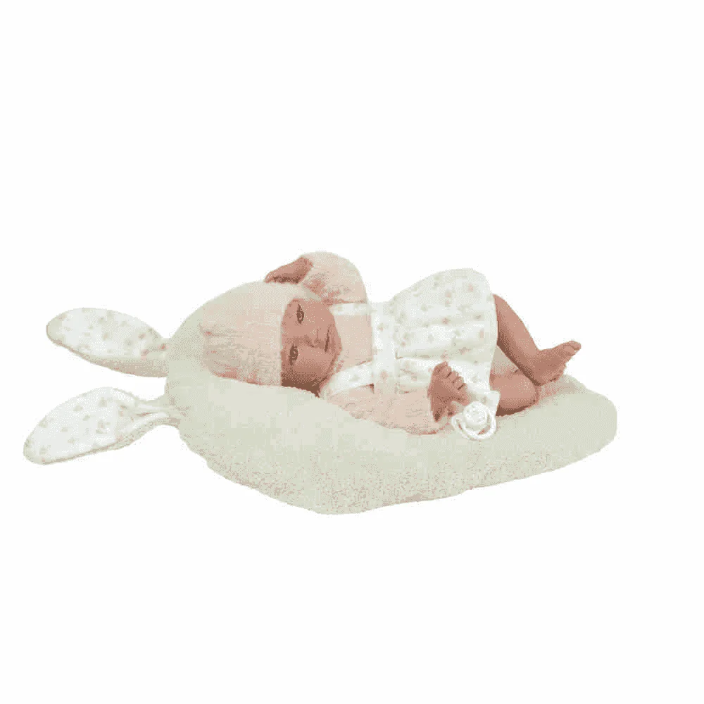 Muñeco Elegance Aria beige con cojín 40 cm - Muñecas Arias - Image 4