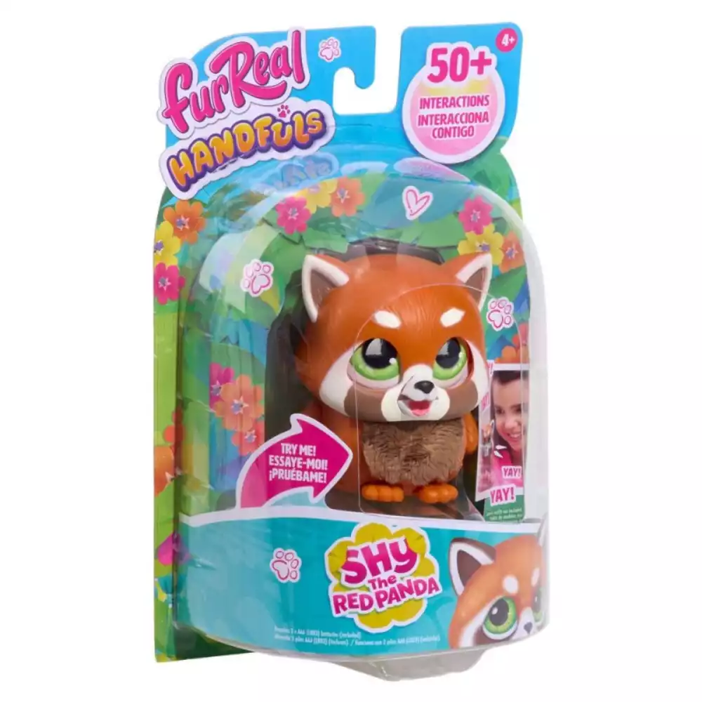 Muñeco Interactivo Panda Rojo furReal Handfuls - Image 5