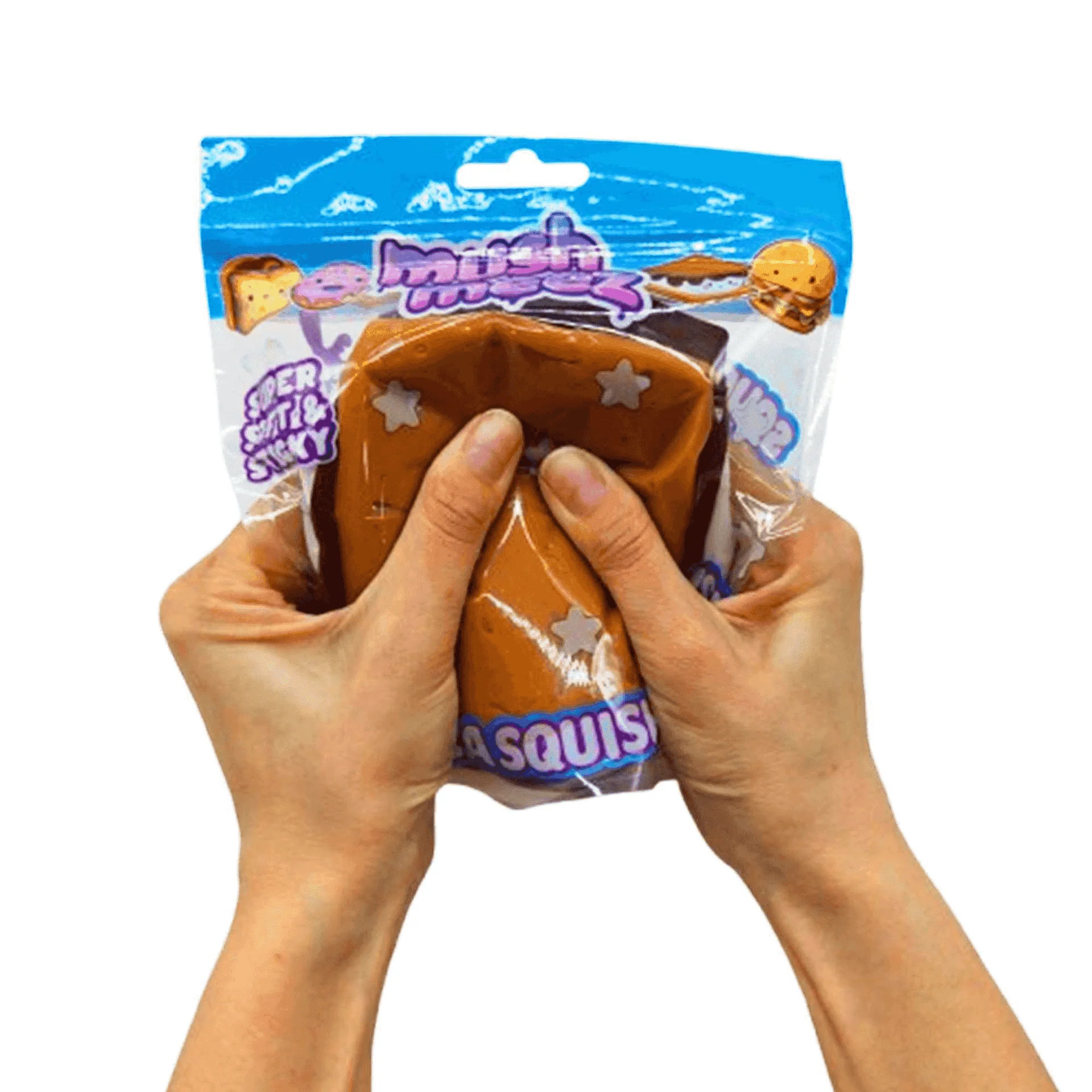 MushMeez Squish Me Famosa | Squishy Antiestrés con Textura Pegajosa y Suave | Desde 3 Años - Image 4