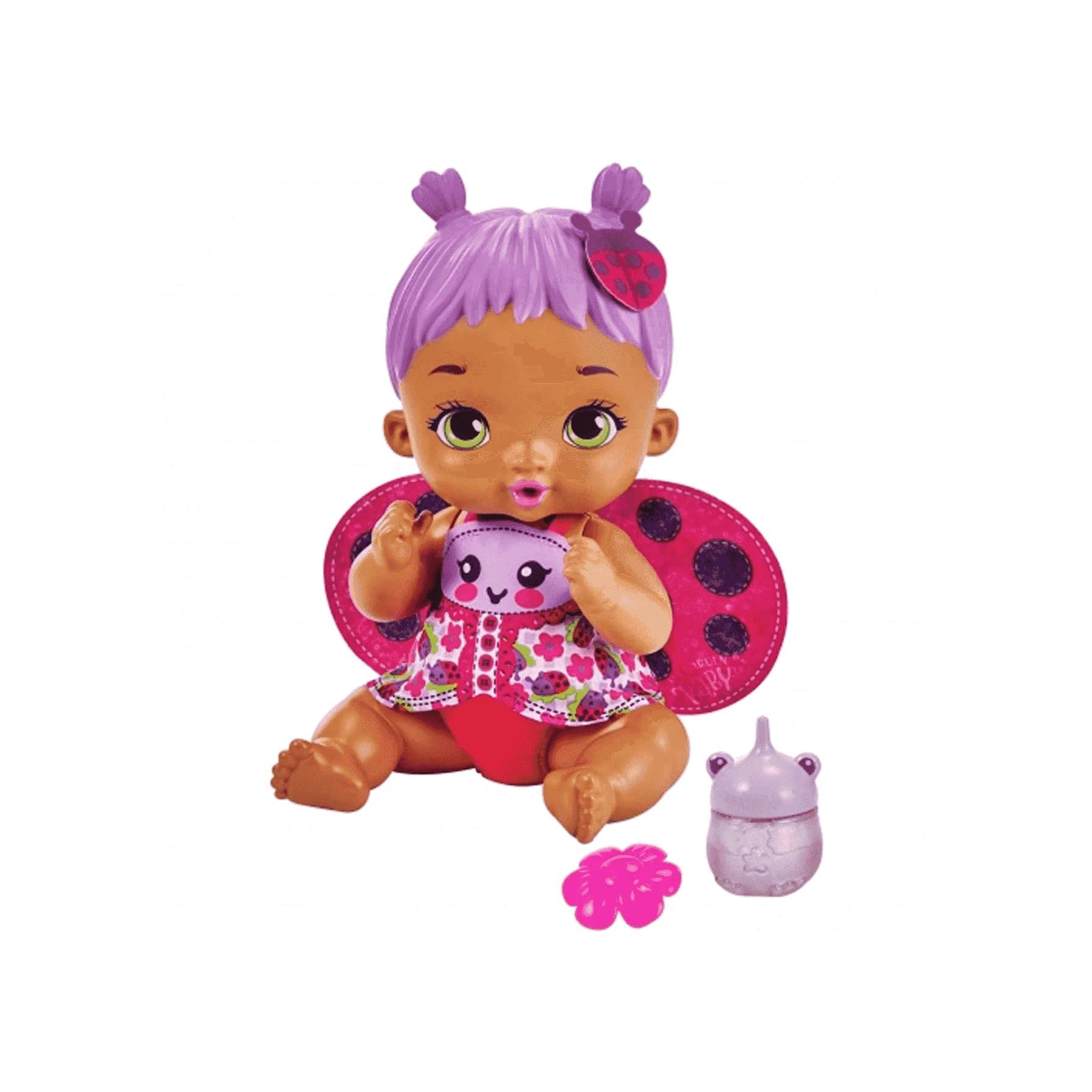 My Garden Baby Mariposa Morada Muñeca bebé hace pipí 3 años