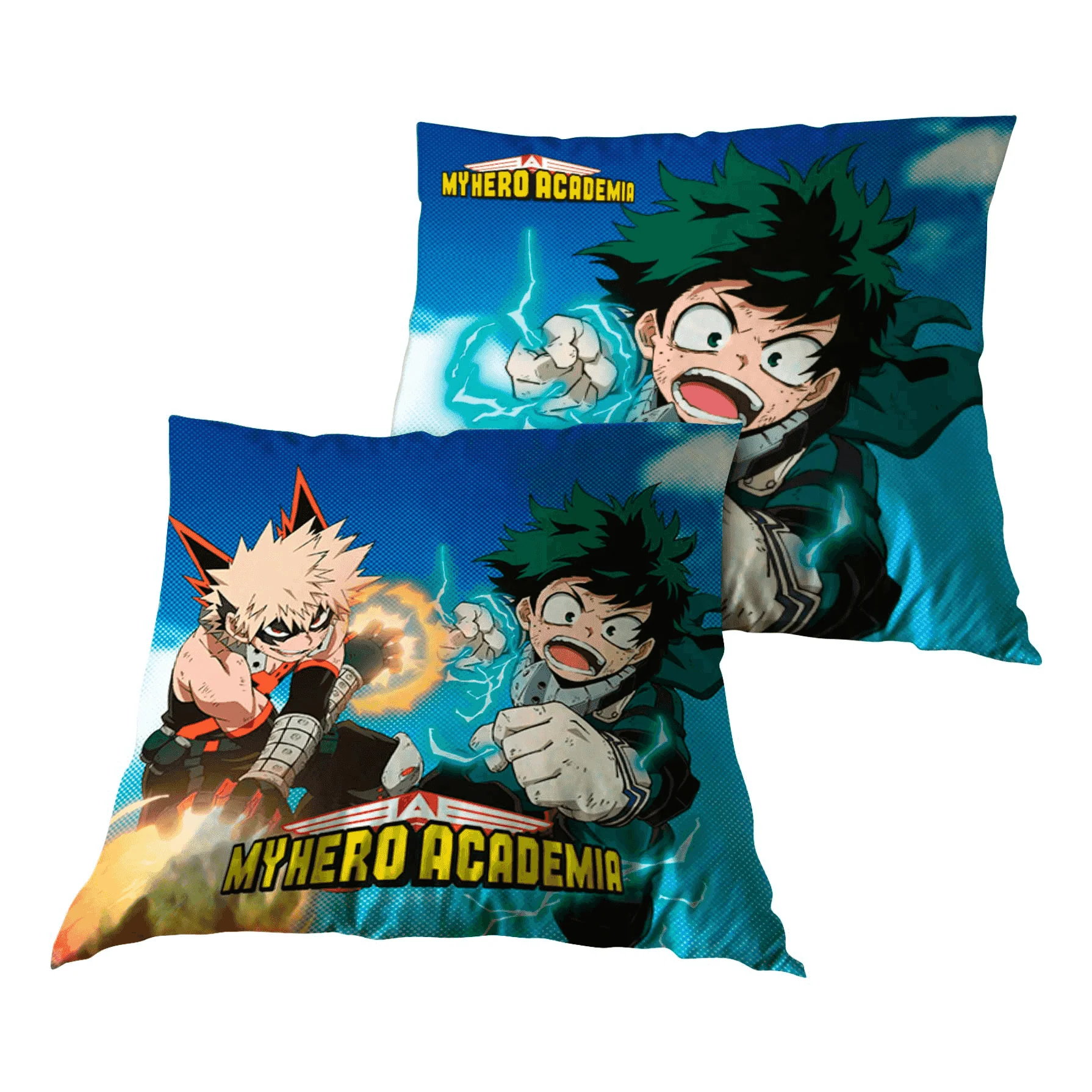 My Hero Academia Cojin Deku y Bakugo 35 x 35cm