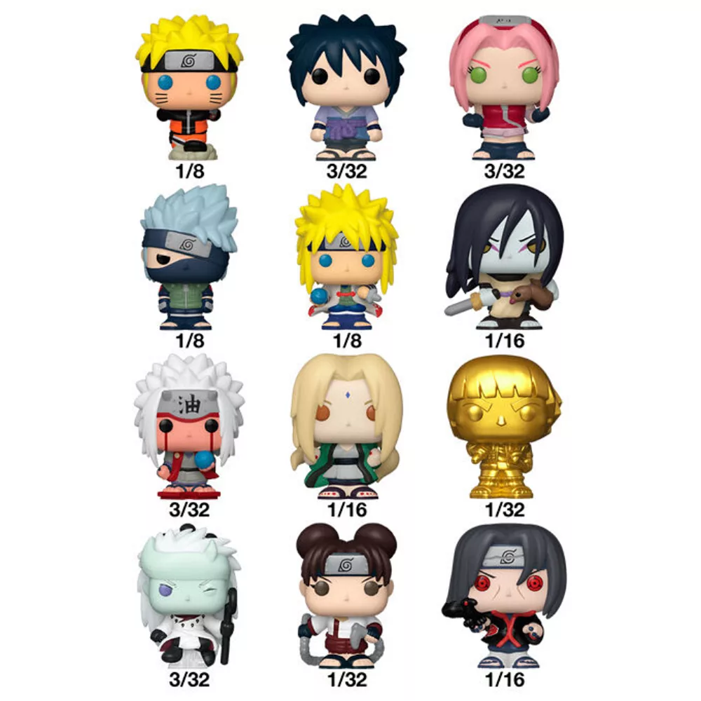 Mystery Bitty POP! Naruto Shippuden Funko Surtidos