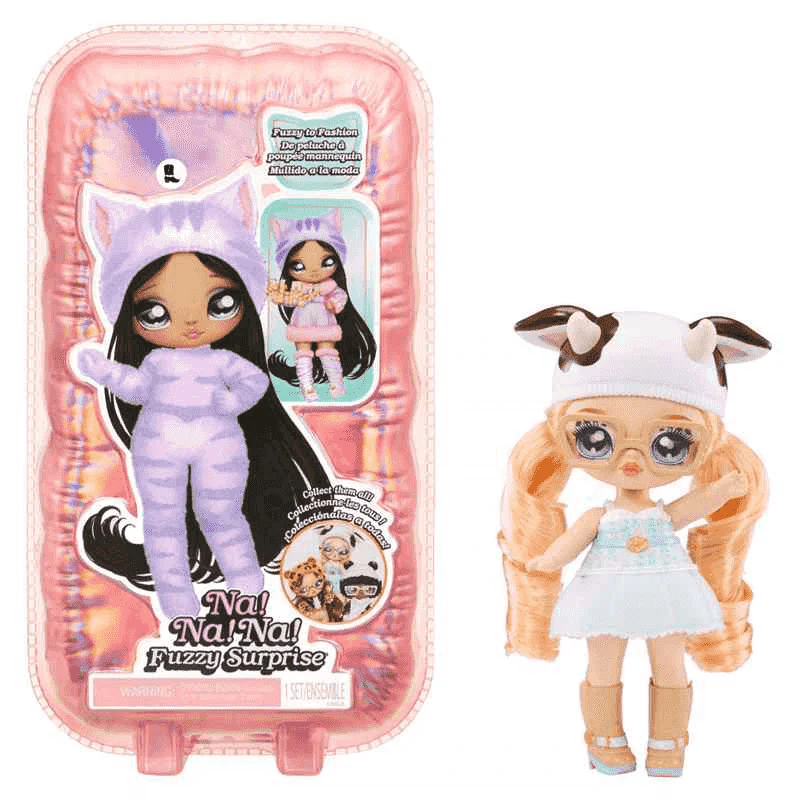Na! Na! Na! Muñeca Fuzzy Surprise - Cow Girl (Vaquera)