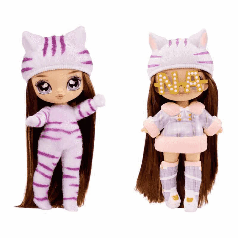 Na! Na! Na! Muñeca Fuzzy Surprise - Tabby Cat Girl (Chica Gato Tabby) - Image 4