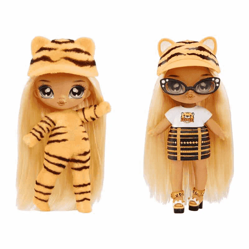 Na! Na! Na! Muñeca Fuzzy Surprise - Tiger Girl (Chica Tigre) - Image 3