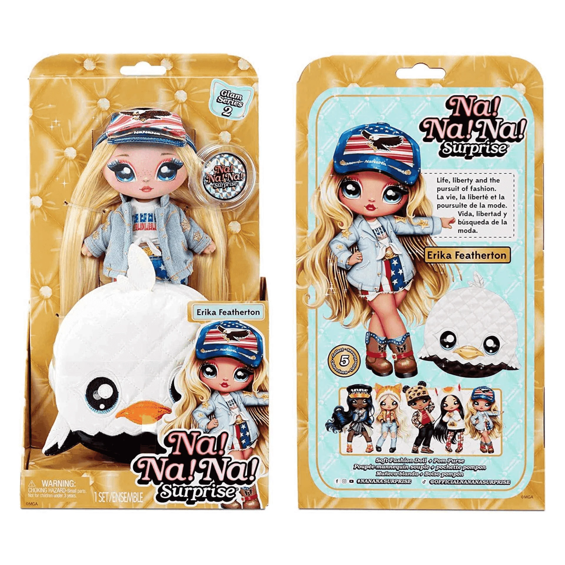 Na Na Na Surprise Glam Serie 2 Erika Featherton - Image 5
