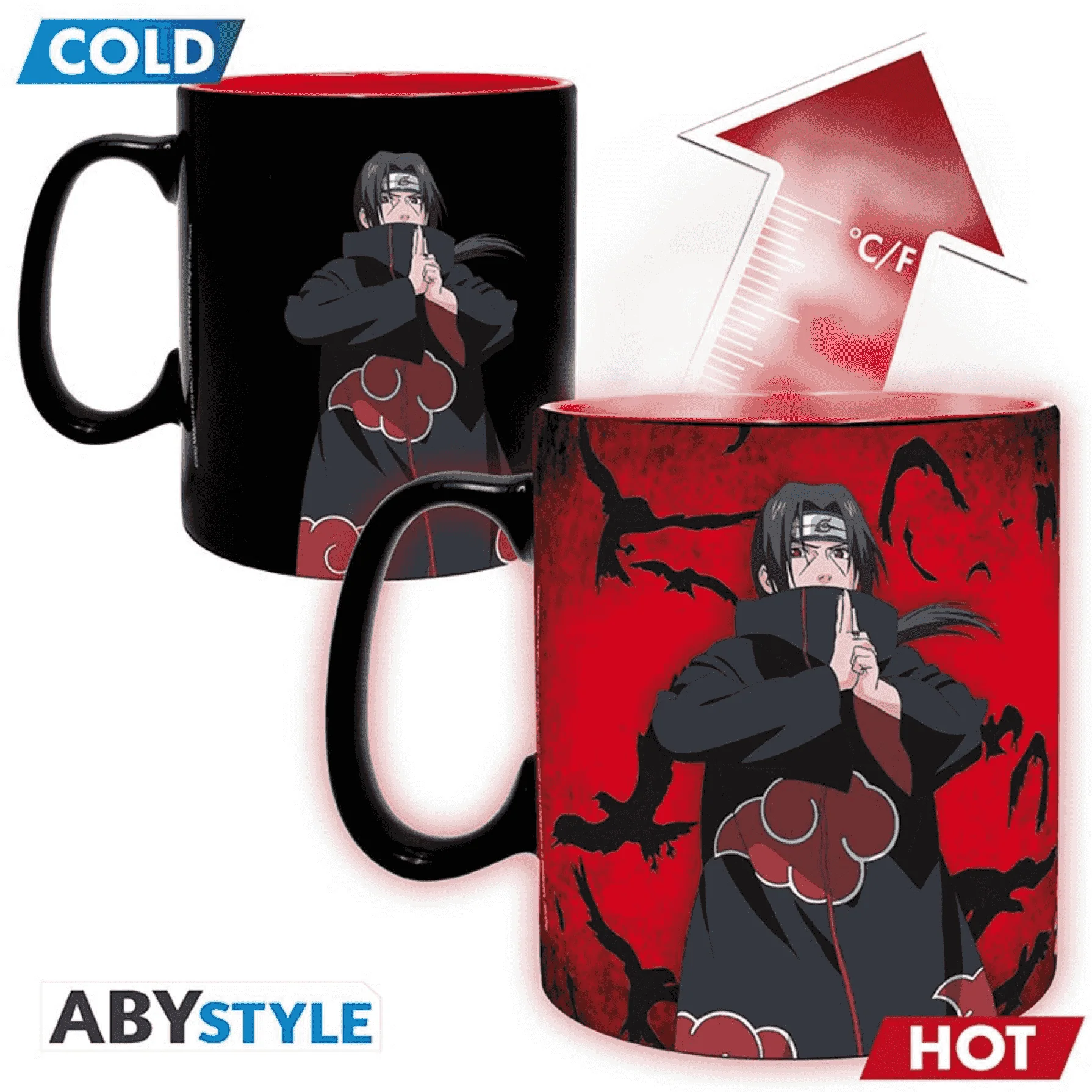 Naruto Shippuden Taza con Efecto Térmico Kakashi Itachi 460 ml - Image 3