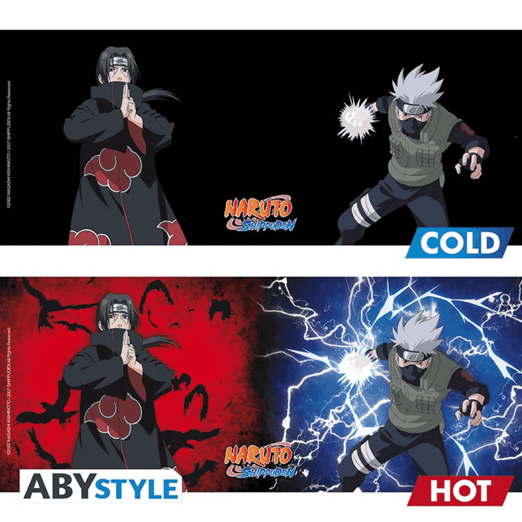 Naruto Shippuden Taza con Efecto Térmico Kakashi Itachi 460 ml - Image 4