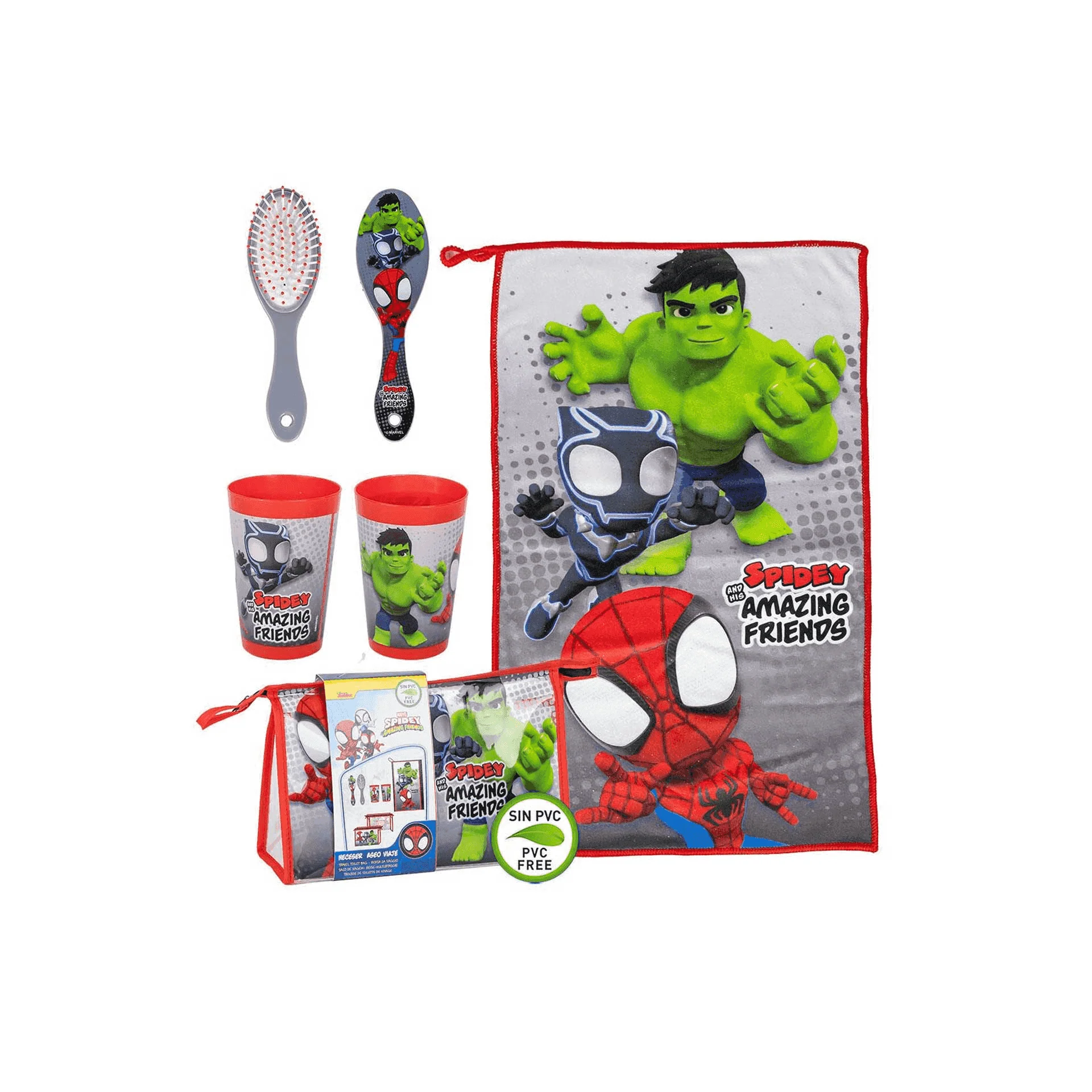 Neceser Aseo Escolar Spidey y sus Amigos