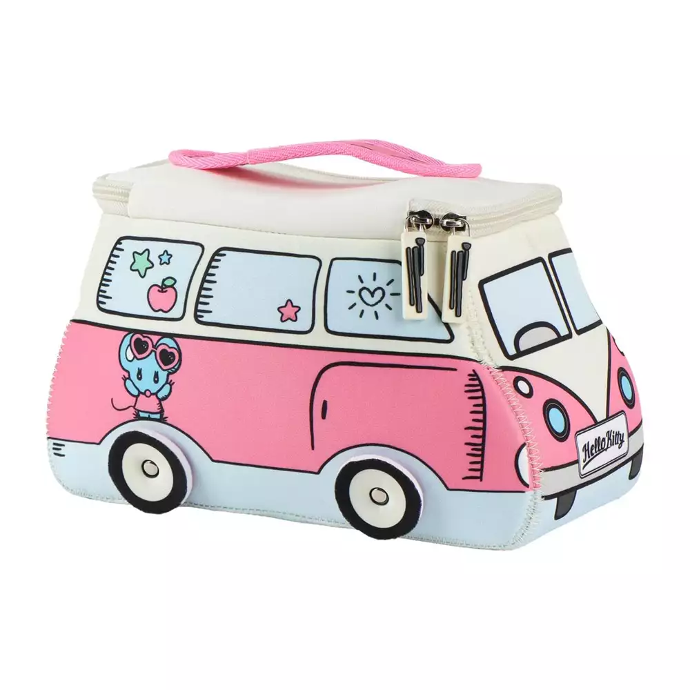 Neceser de Aseo y Viaje Hello Kitty – Diseño Furgoneta Rosa