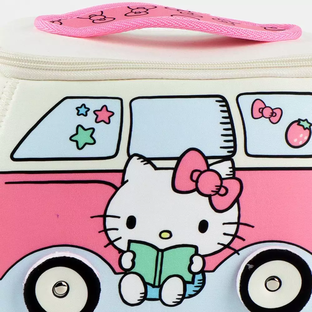 Neceser de Aseo y Viaje Hello Kitty – Diseño Furgoneta Rosa - Image 2