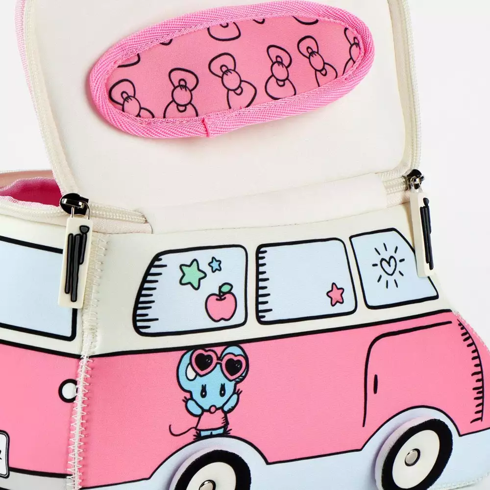 Neceser de Aseo y Viaje Hello Kitty – Diseño Furgoneta Rosa - Image 4