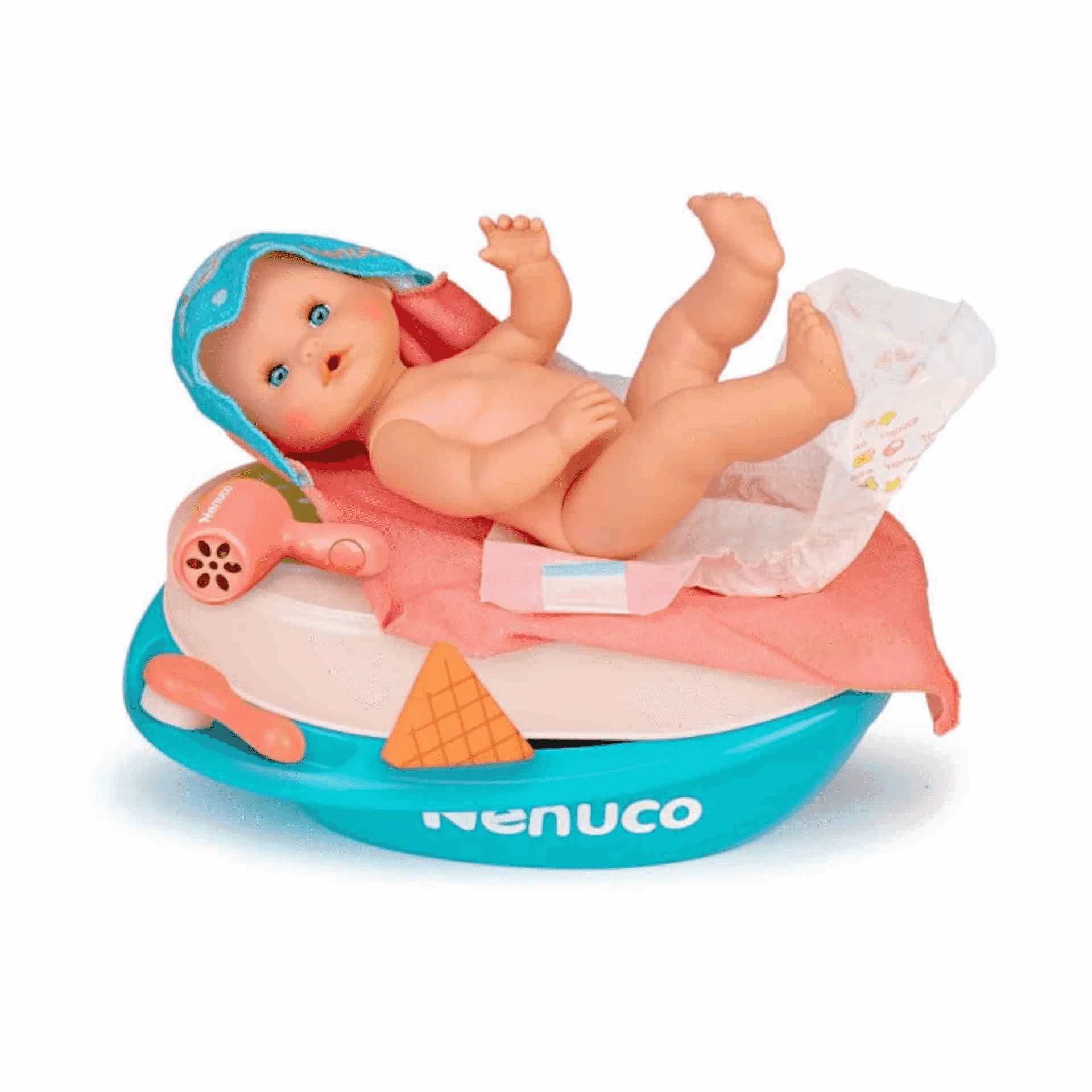 Nenuco Baño de Espuma - El set de baño interactivo para muñecas bebé Nenuco