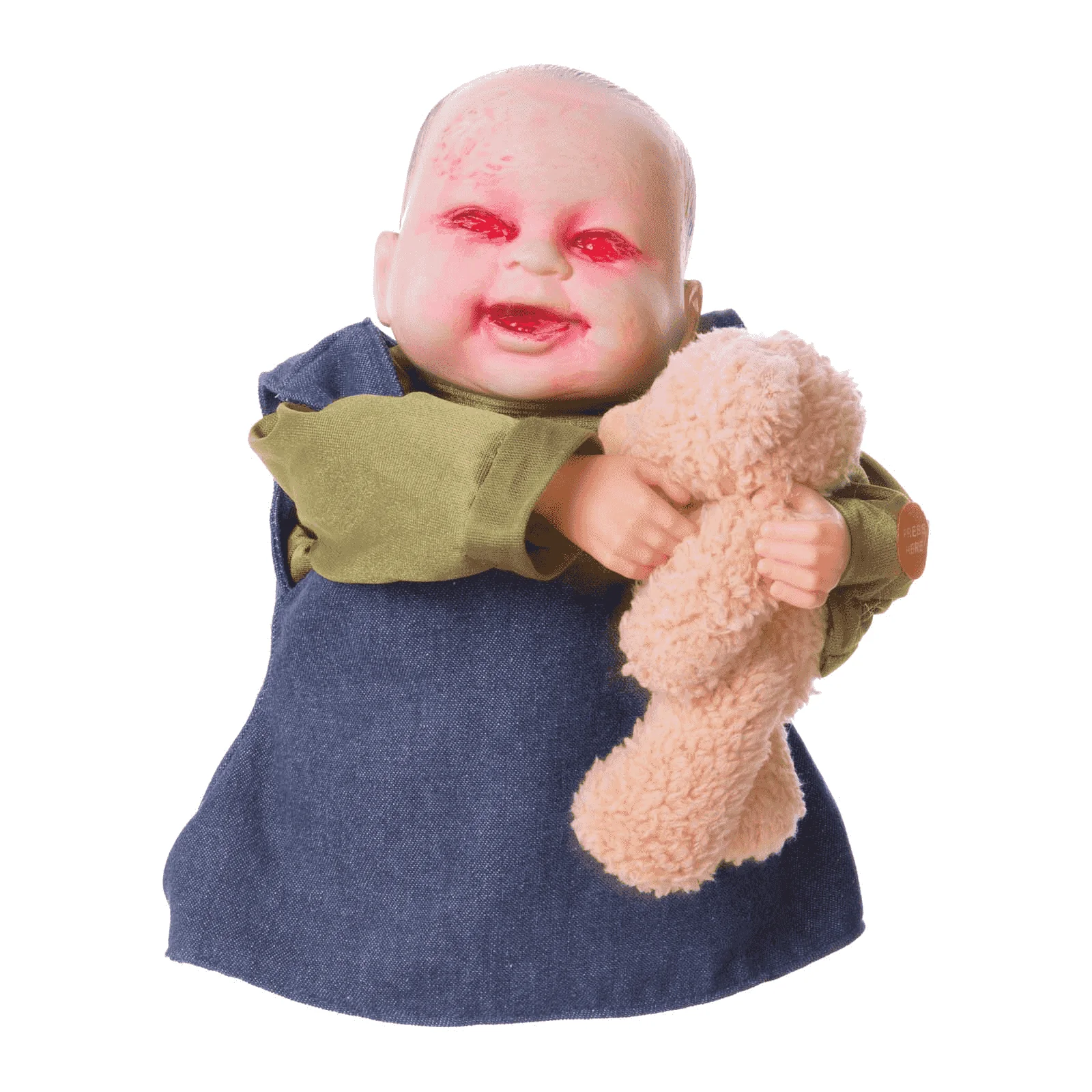 Niño diabólico Con movimiento, luz y sonido para disfraz