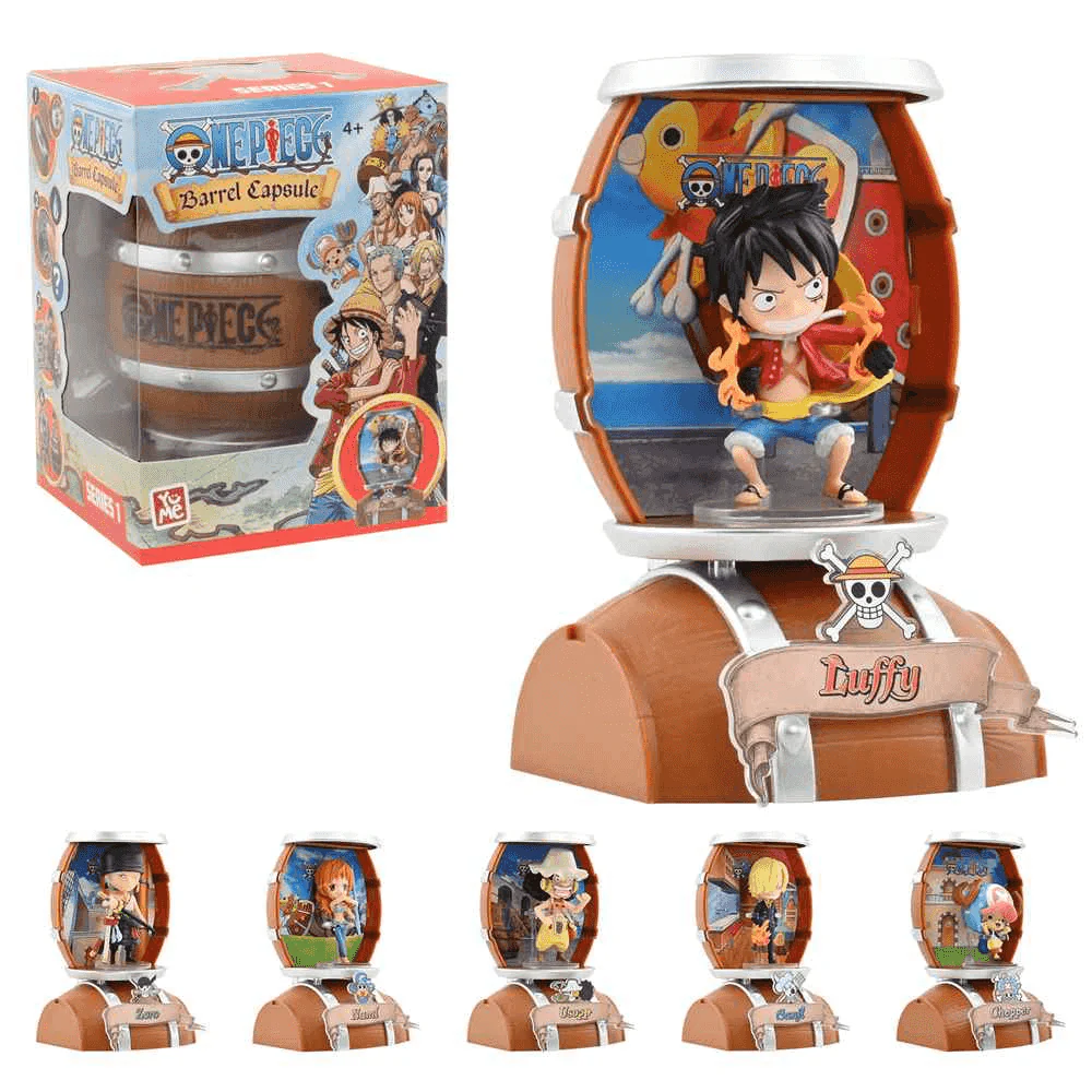 One Piece Barrel Capsule figura sorpresa coleccionable