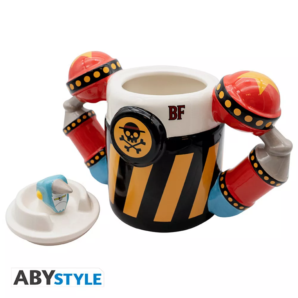 One Piece Franky Iron Pirate Taza 3D 450 ml - Image 2