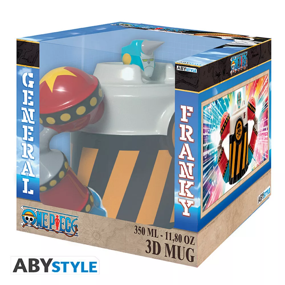 One Piece Franky Iron Pirate Taza 3D 450 ml - Image 3