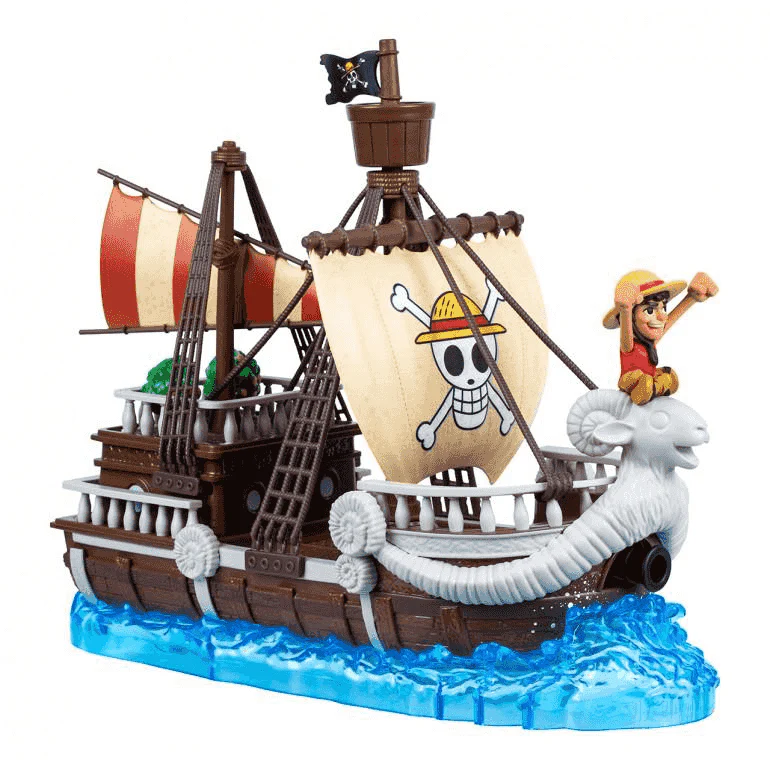 One Piece Playset Going Merry Crew Barco con Figuras Luffy Tripulación Juguete 4 años - Image 3