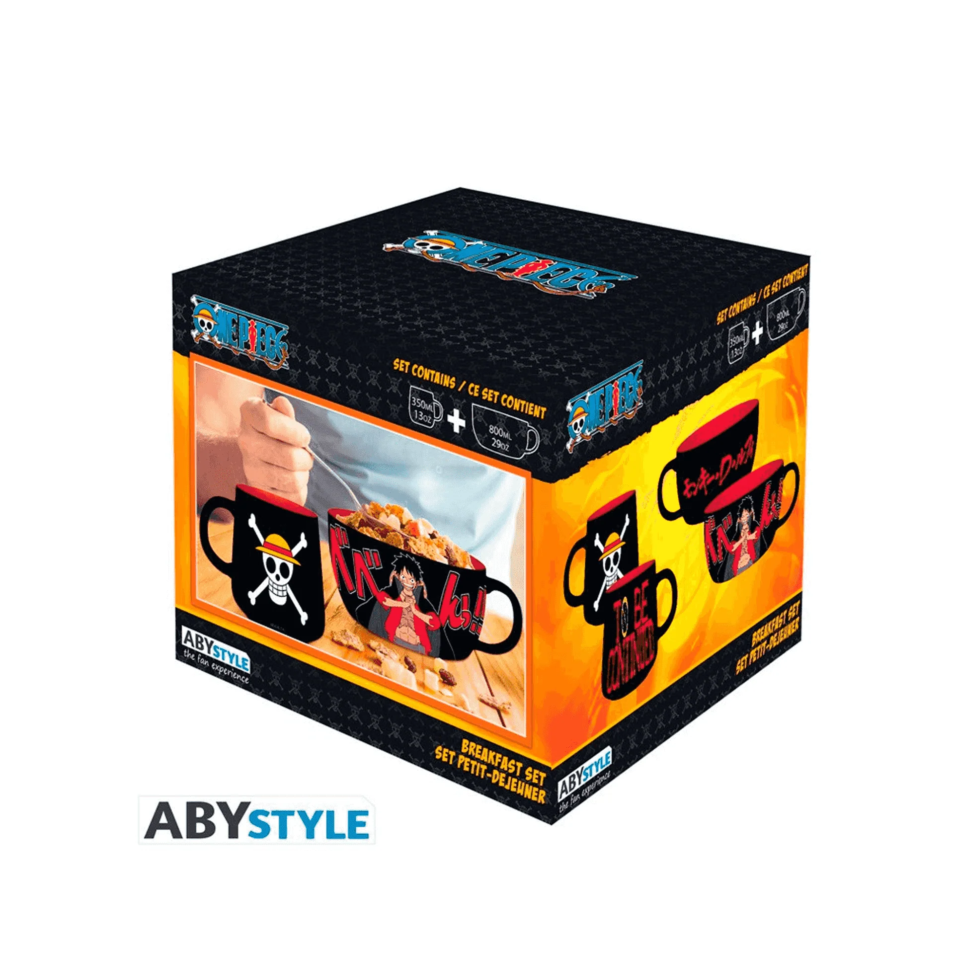 One Piece Set Desayuno Taza + Bol - Image 3