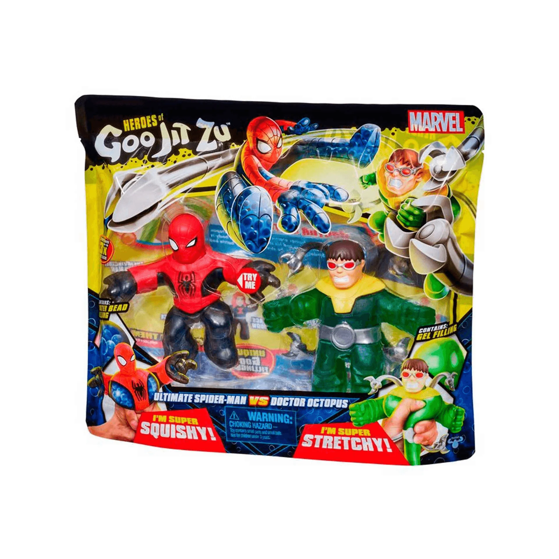 Pack 2 Heroes Marvel Goo Jit Zu Spiderm
