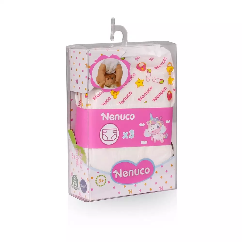 Pack 3 pañales Nenuco