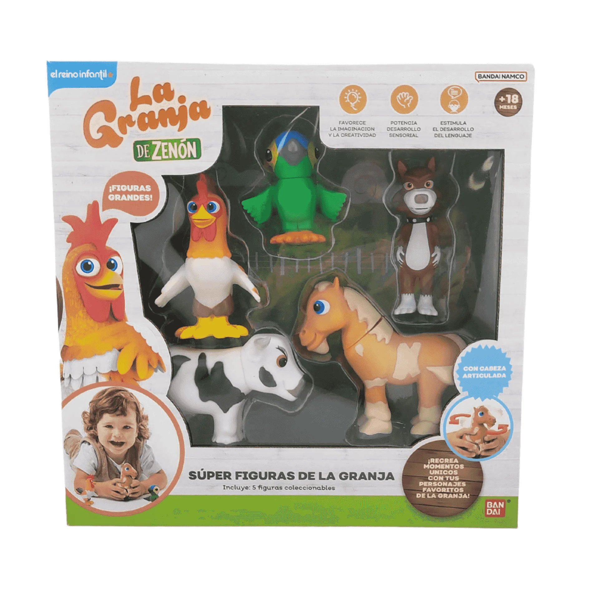 Pack 5 Super Figuras La Granja De Zenon