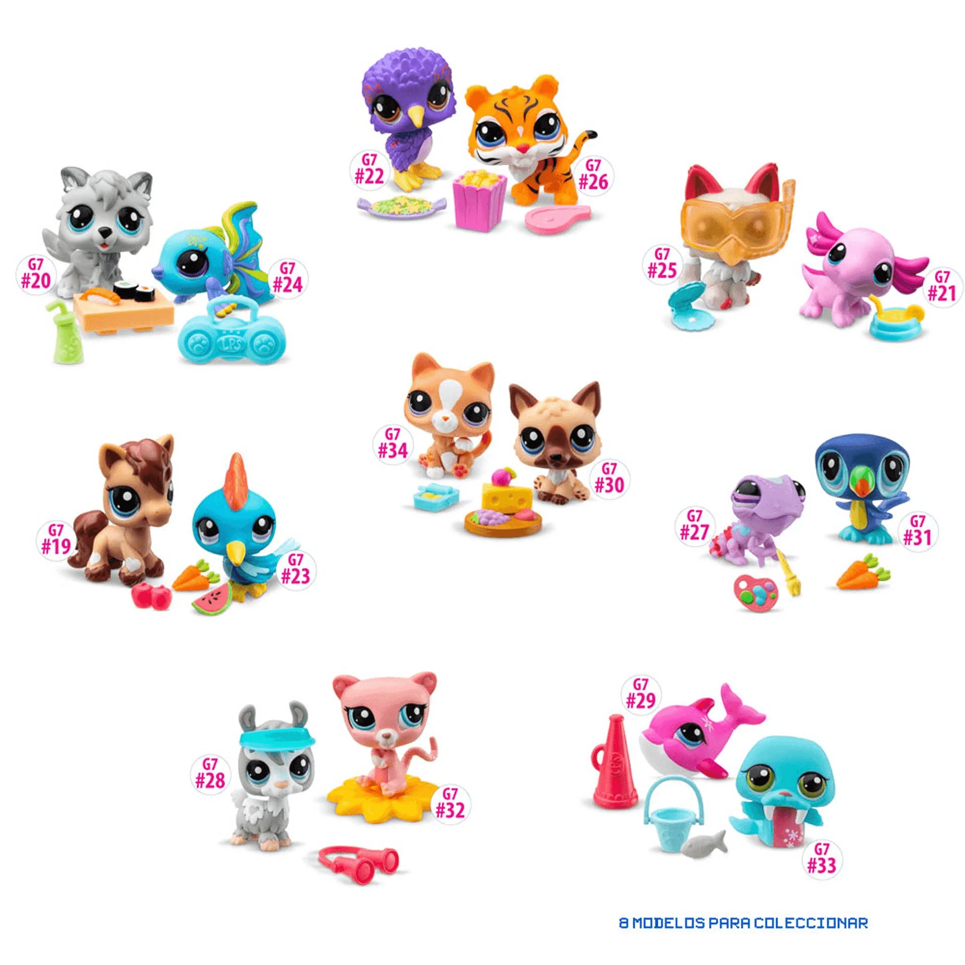 Pack De 2 Mascotas Littlest Pet Shop