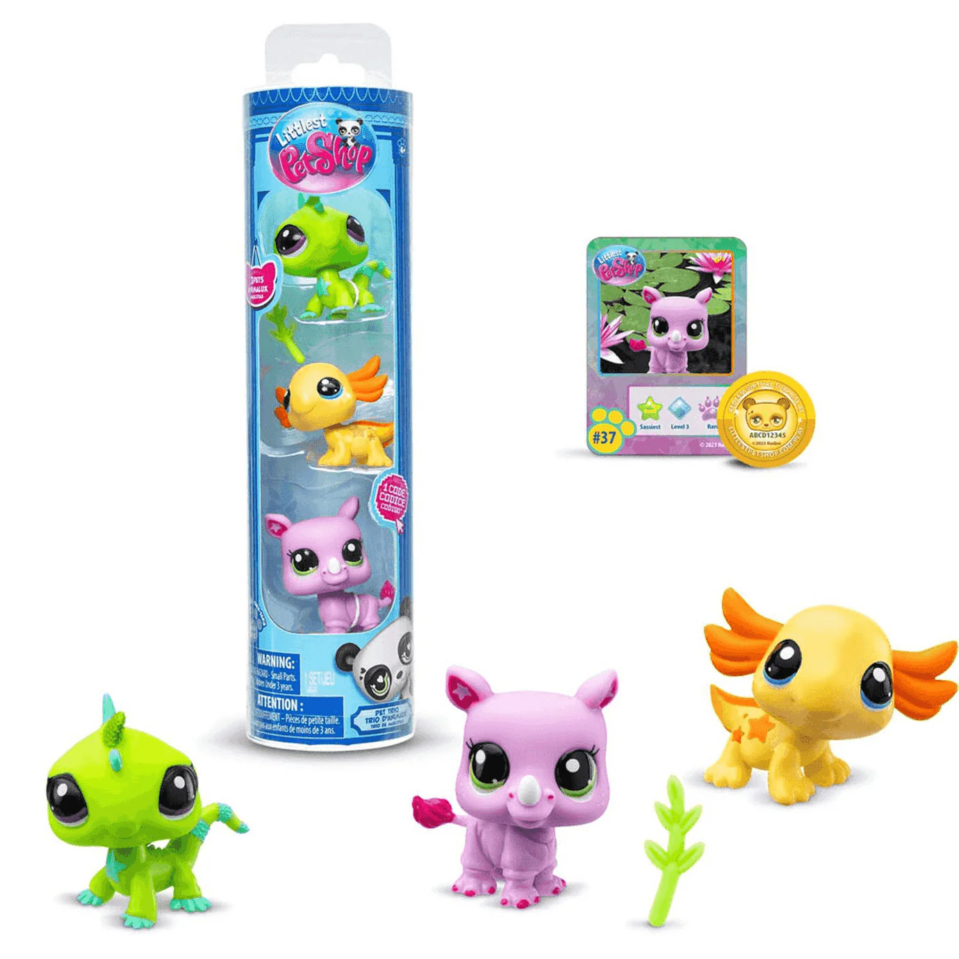 Pack De 3 Mascotas Littlest Pet Shop