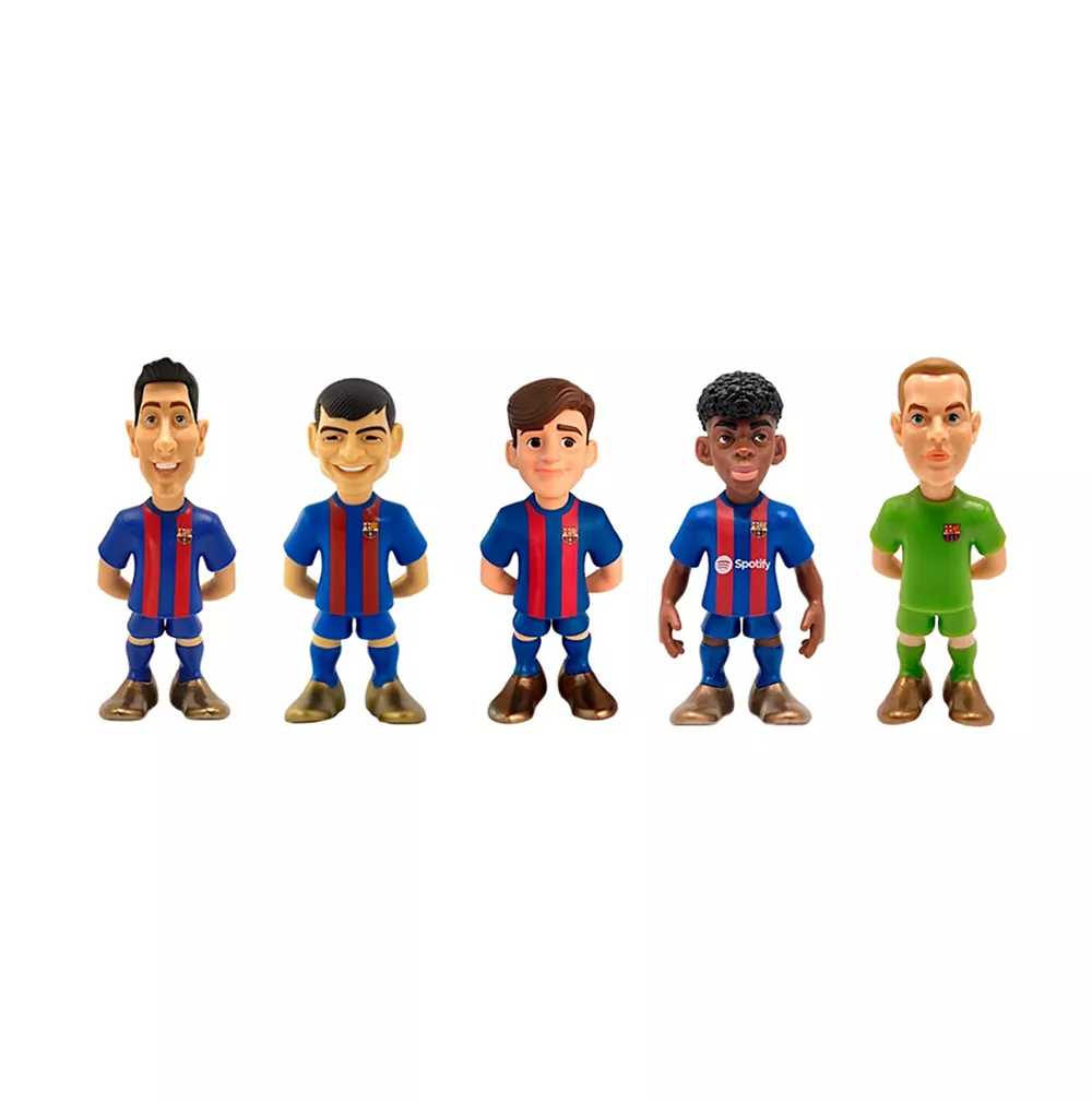 Pack de 5 FC Barcelona Minix. 2 modelos surtidos.