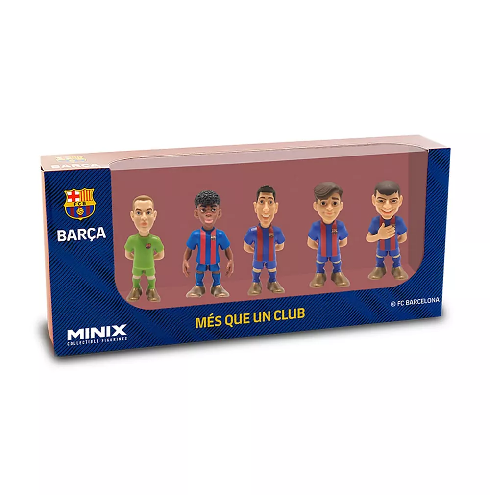 Pack de 5 FC Barcelona Minix. 2 modelos surtidos. - Image 2