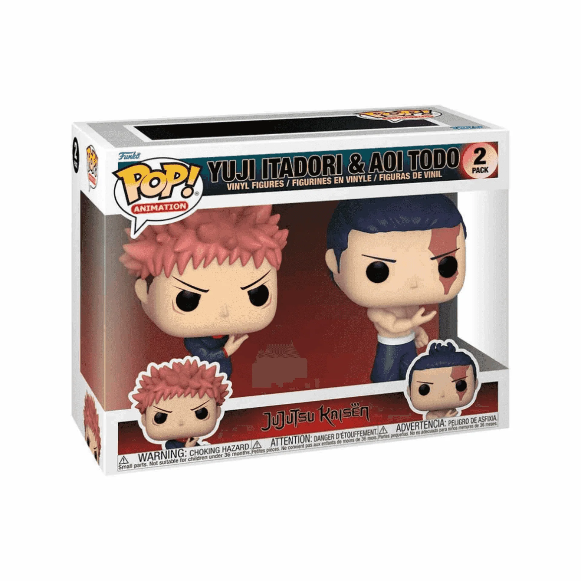 Pack Funko Pop Jjk S2 - Itadori & To 2Pk: Figuras coleccionables del anime Jujutsu Kaisen