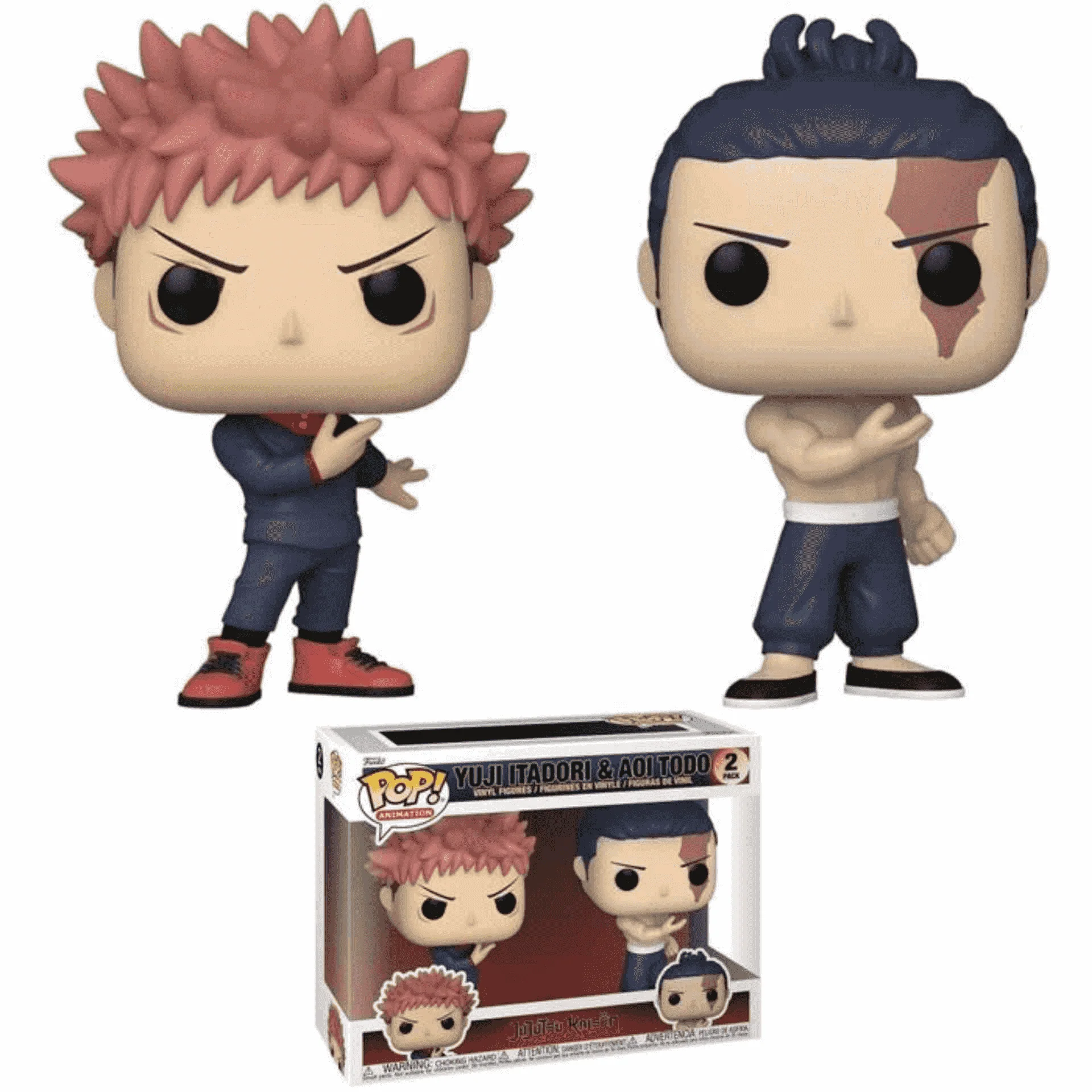 Pack Funko Pop Jjk S2 - Itadori & To 2Pk: Figuras coleccionables del anime Jujutsu Kaisen - Image 2