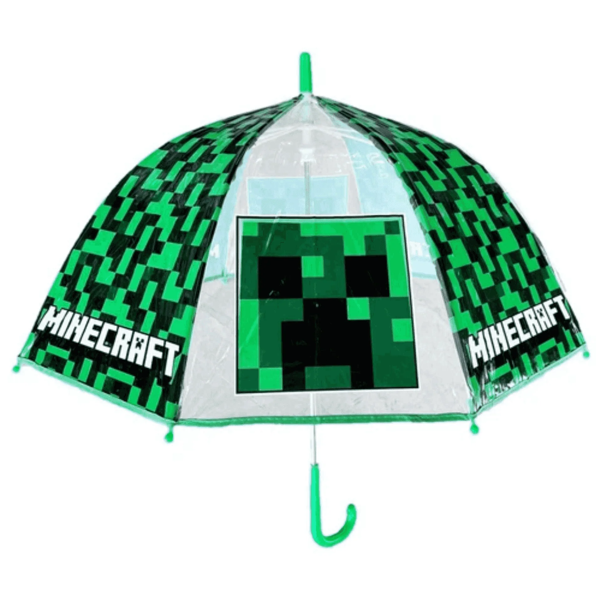 Paraguas Transparente Campana Minecraft 46 cm