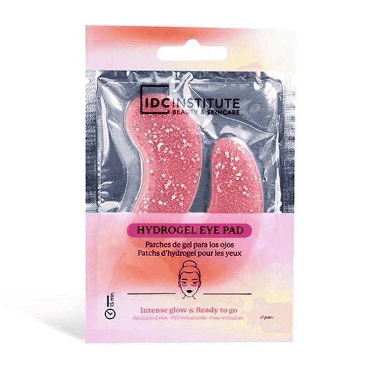 Parches de Hidrogel para Ojos Glitter Pink IDC Institute