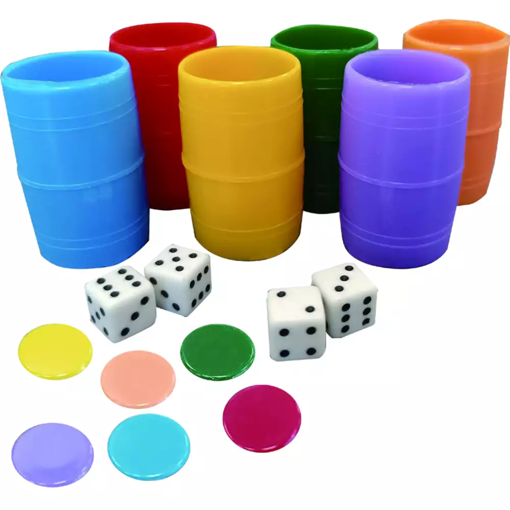 Parchís y Oca 2 en 1 con Cubiletes para 6 Jugadores - Image 3