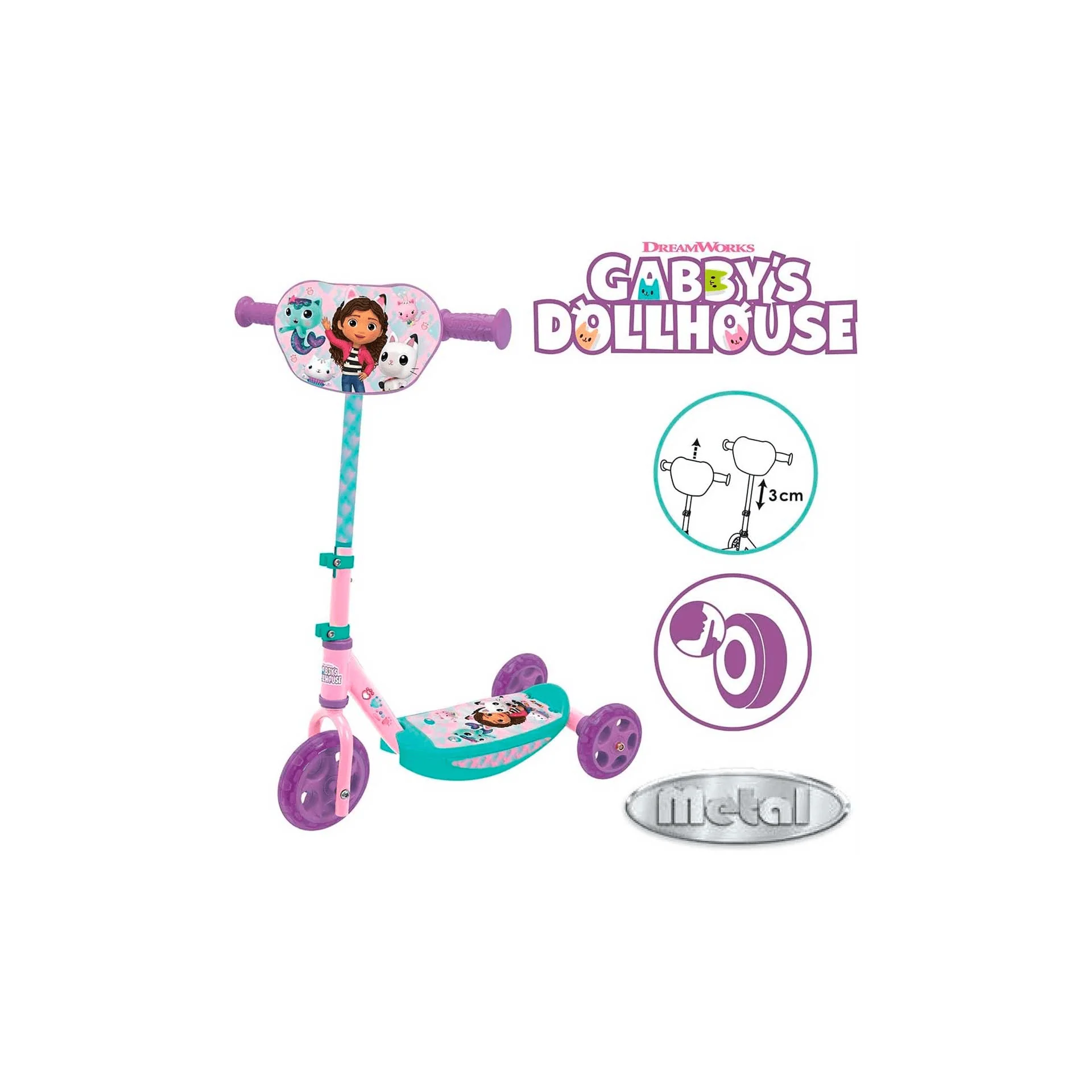 Patinete 3 Ruedas Gabby´S Doll House - Image 2