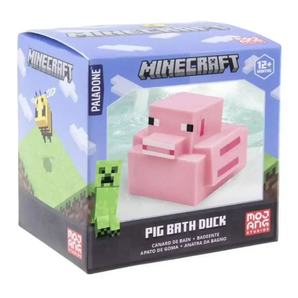 Pato de Baño Minecraft Cerdito - Image 3