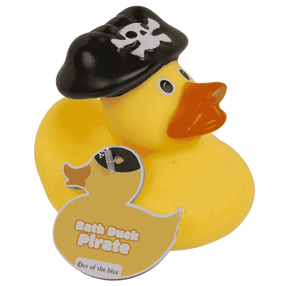 Pato de Baño Pirata 9 cm – Juguete de baño aventurero para peques