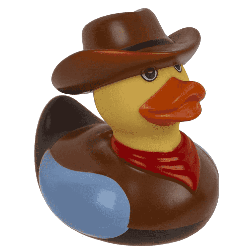 Pato de Baño Vaquero 9 cm – Juguete de baño divertido para peques - Image 2