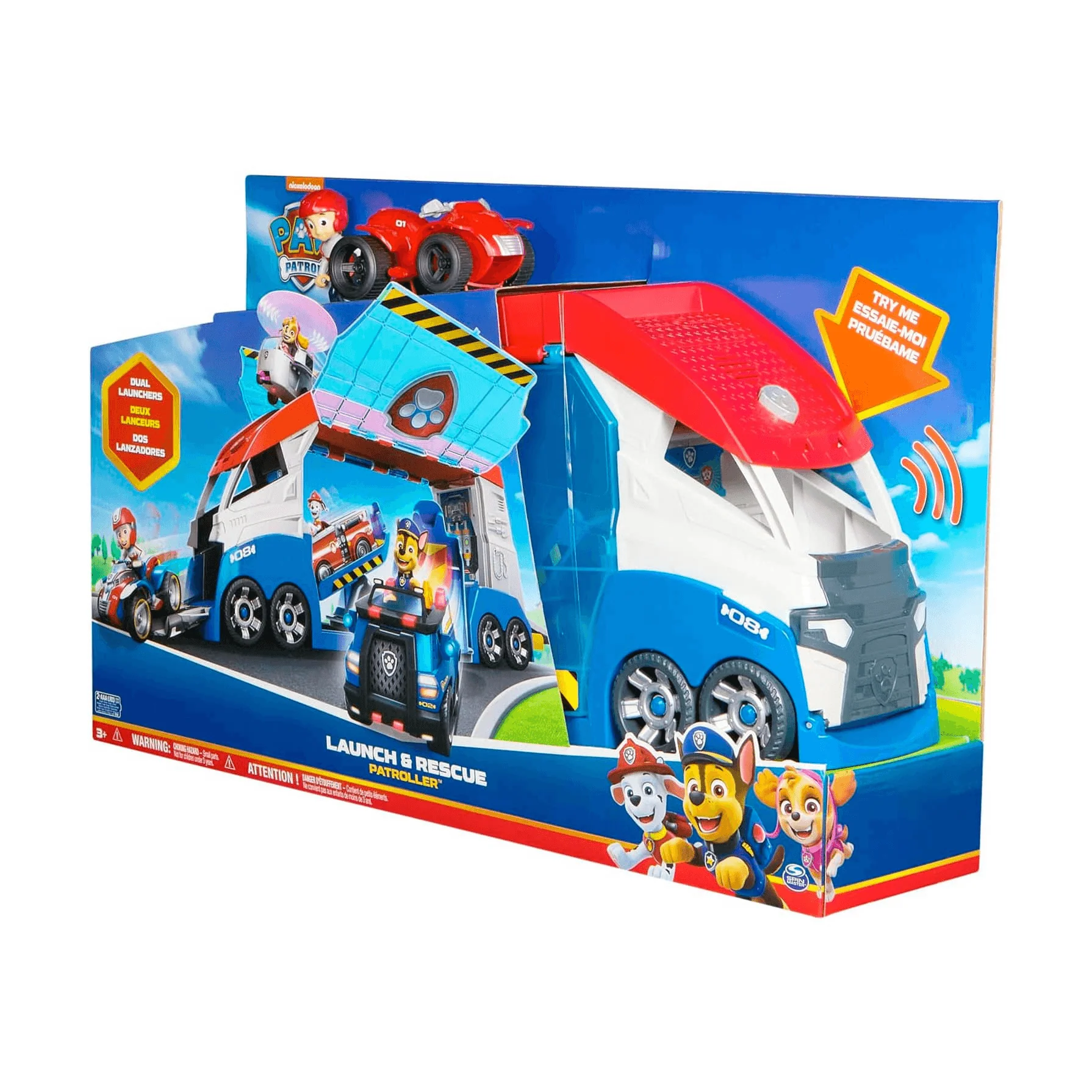 Patrulla Canina- Patrulla de Rescate y Lanzamiento de Paw