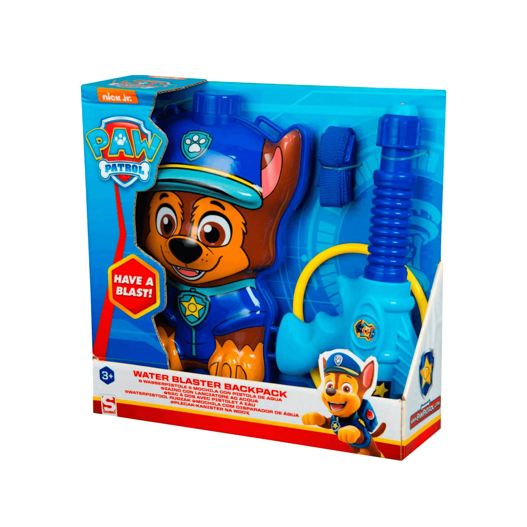 Patrulla Canina Pistola de Agua con Mochila Chase