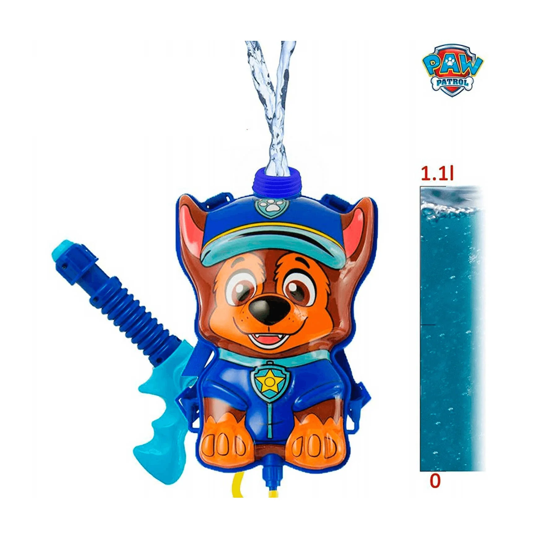 Patrulla Canina Pistola de Agua con Mochila Chase - Image 2