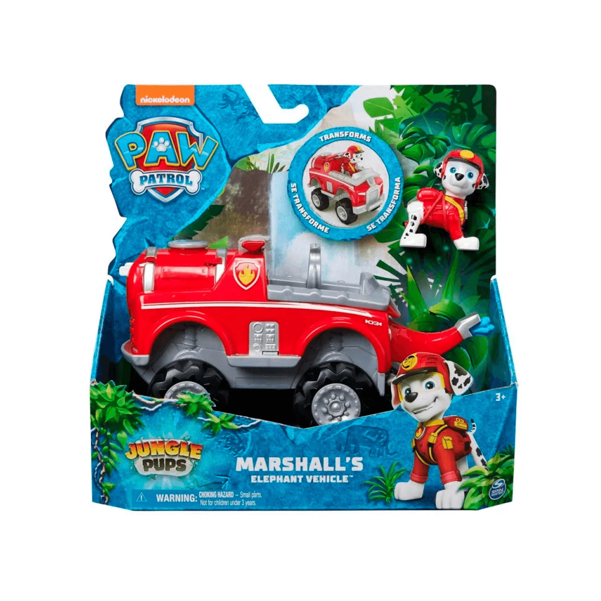 Paw Patrol Jungle Pups Marshalls Elephant Vehicle