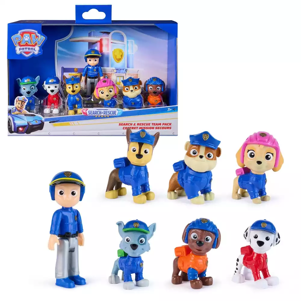 Paw Patrol Pack 7 Pack Figuras Search & Rescue - Image 2