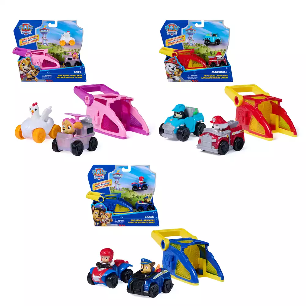 Paw Patrol Pup Squad Launcher 2-Pack